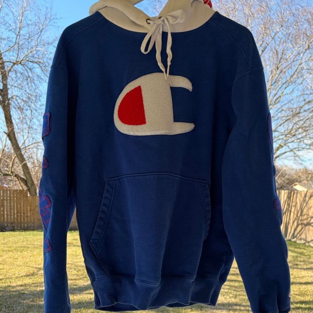 Champion X Timberland Pullover Hoodie Sz M
